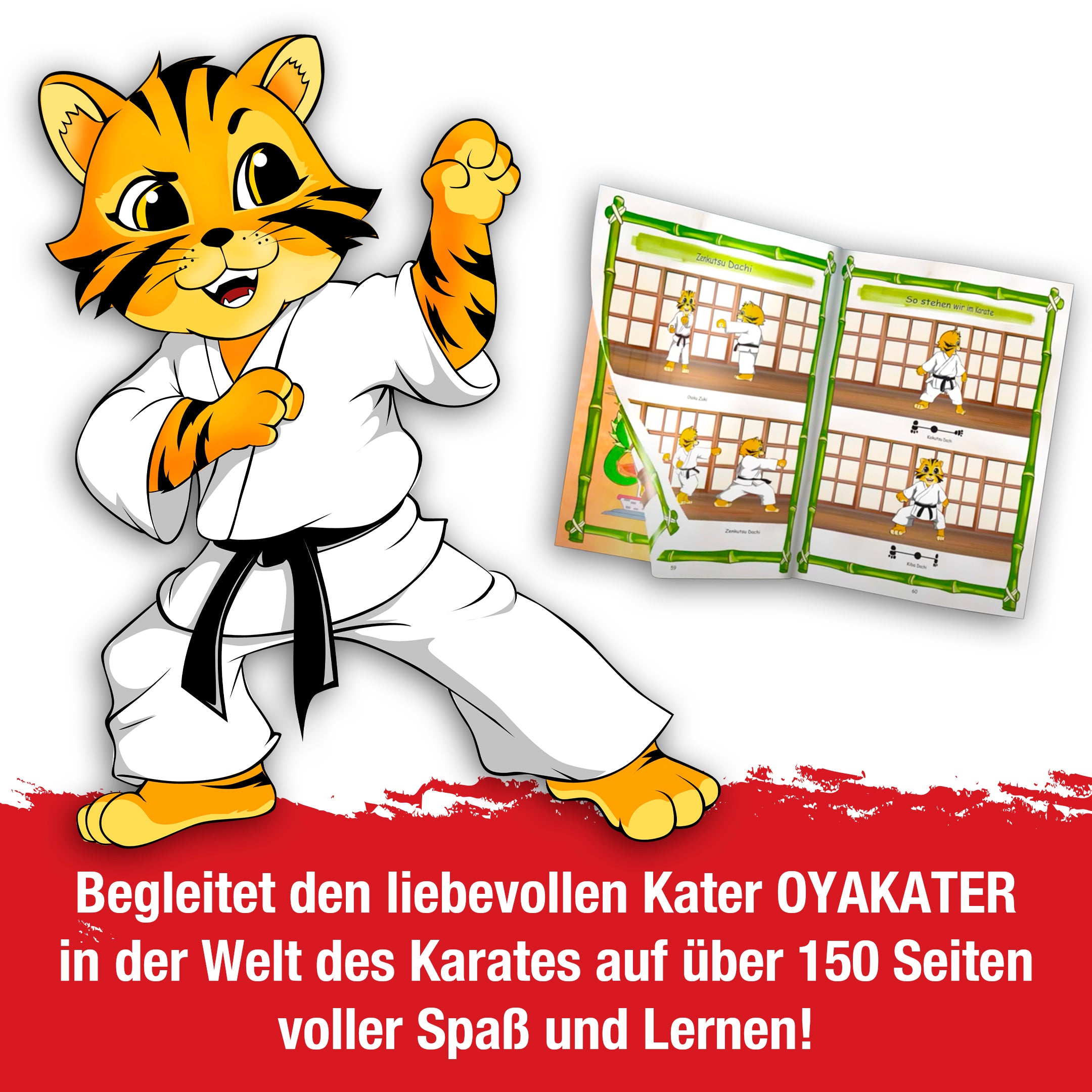 Mein Oyakater Kinder Karate Buch - Karate lernen für Kinder
